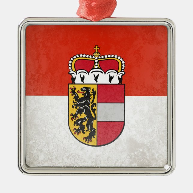 Salzburgerland Metal Ornament (Front)