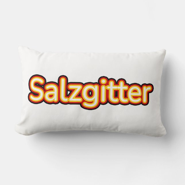 Salzgitter Deutschland Germany Lumbar Pillow (Front)