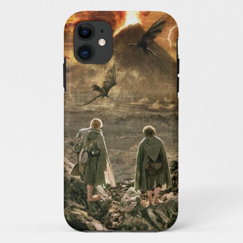 Sam and FRODO Approaching Mount Doom iPhone 11 Case