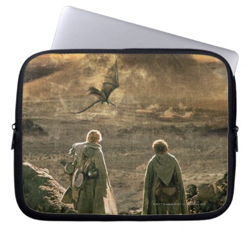 Sam and FRODOâ Approaching Mount Doom Laptop Sleeve