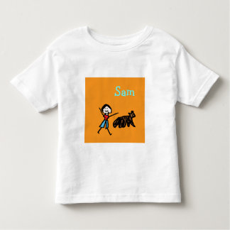 Sam and his Dog - Customized Toddler T-shirt