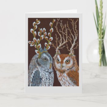Sam And Kris Folded Greeting Card by vickisawyer at Zazzle