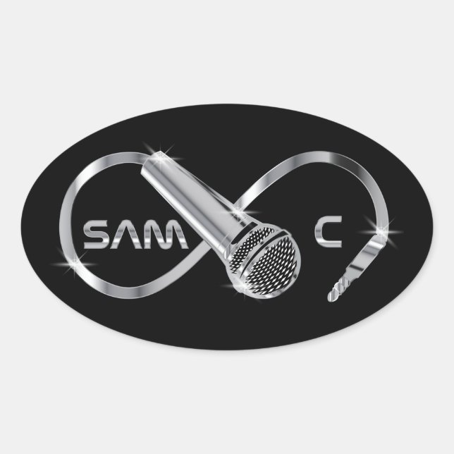SAM C Sticker Black (Front)