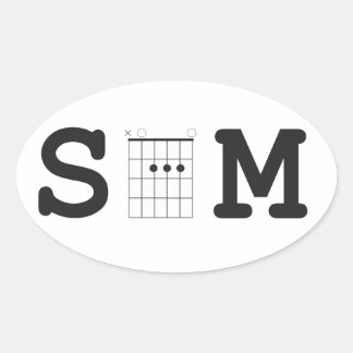 SAM Chord Box Oval Sticker