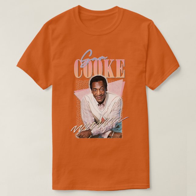 Sam Cooke Retro Aesthetic Meme Design T-Shirt (Design Front)