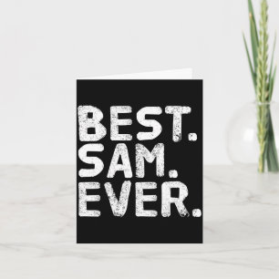 Sam ever funny men father's gift idea performance  card