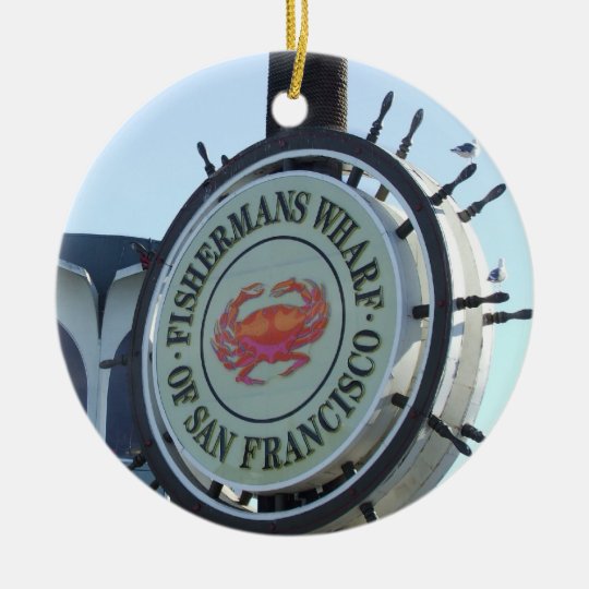 Sam Francisco Fishermans Wharf Ornament