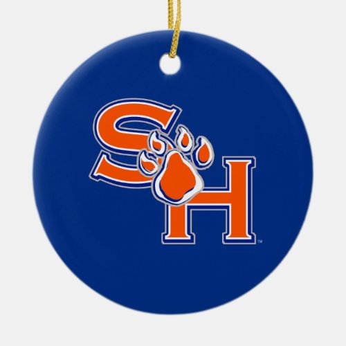 Sam Houston Athletic Mark Ceramic Ornament