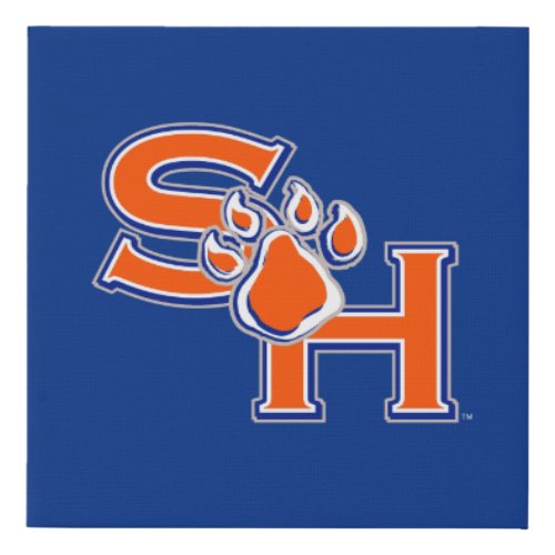 Sam Houston Athletic Mark Faux Canvas Print