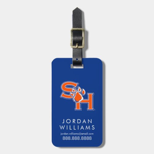 Sam Houston Athletic Mark Luggage Tag