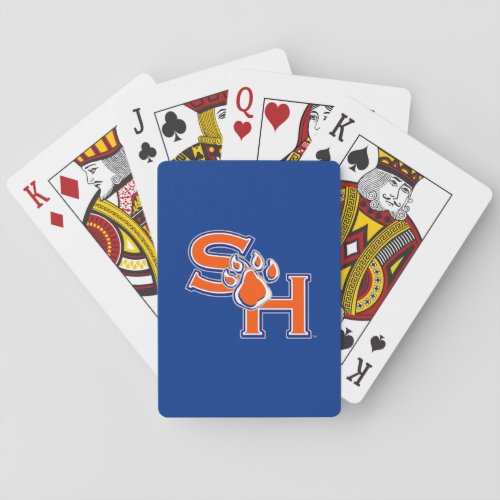 Sam Houston Athletic Mark Playing Cards