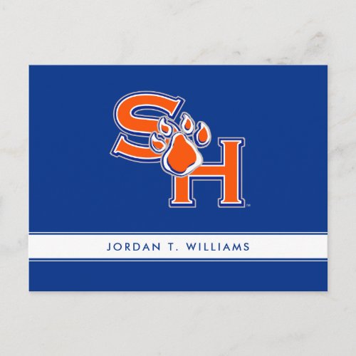 Sam Houston Athletic Mark Postcard