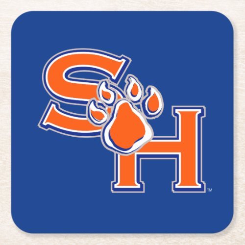 Sam Houston Athletic Mark Square Paper Coaster