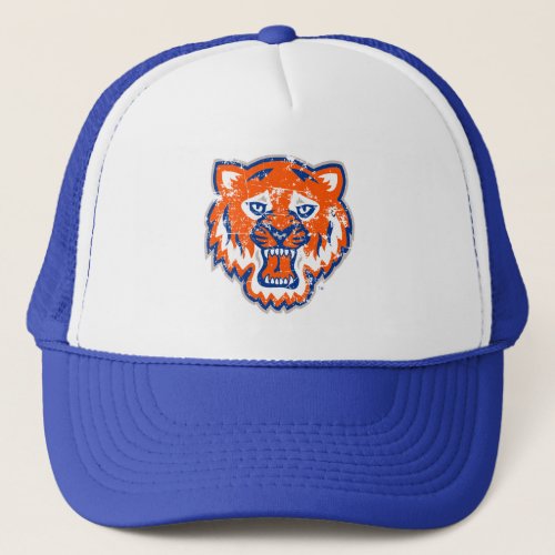 Sam Houston Bearkats Logo Distressed Trucker Hat