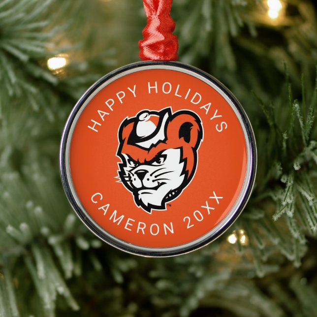 Sam Houston Bearkats Metal Ornament (Tree)