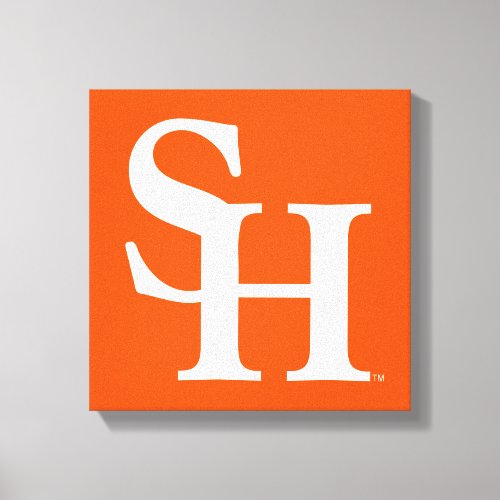 Sam Houston Institutional Mark Canvas Print