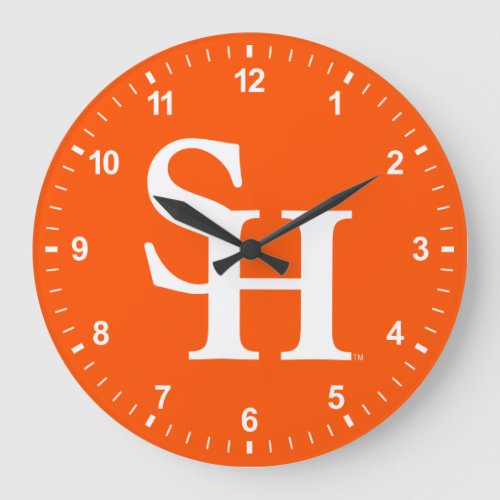 Sam Houston Institutional Mark Large Clock