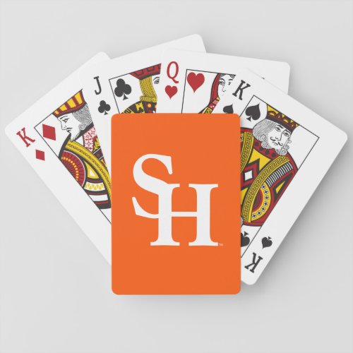 Sam Houston Institutional Mark Poker Cards