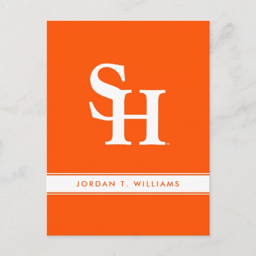 Sam Houston Institutional Mark Postcard