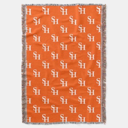 Sam Houston Institutional Mark Throw Blanket