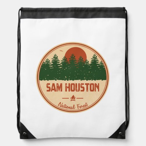 Sam Houston National Forest Drawstring Bag