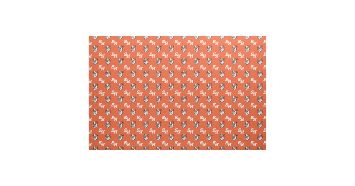 Sam Houston Pattern Fabric | Zazzle