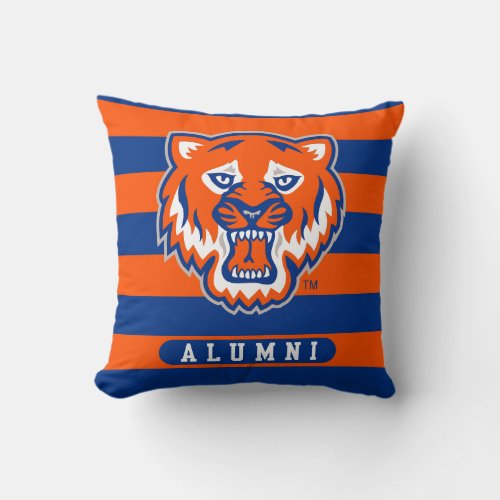 Sam Houston State Alumni Stripes Throw Pillow