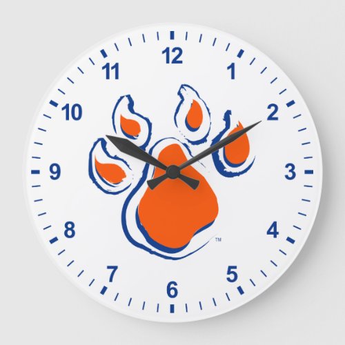 Sam Houston State Bearkat Paw Large Clock