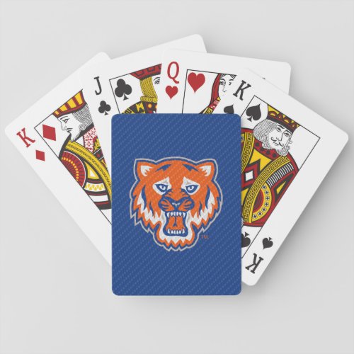 Sam Houston State Carbon Fiber Pattern Playing Cards