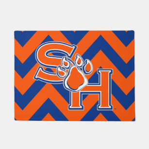 Houston Community College 18 x 30 Team Logo Doormat