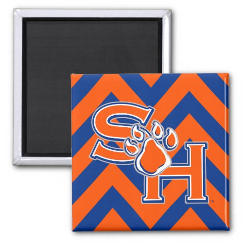 Sam Houston State Chevron Pattern Magnet