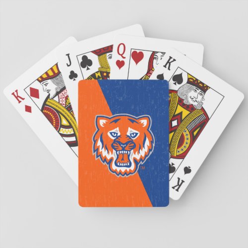 Sam Houston State Color Block Distressed Playing Cards