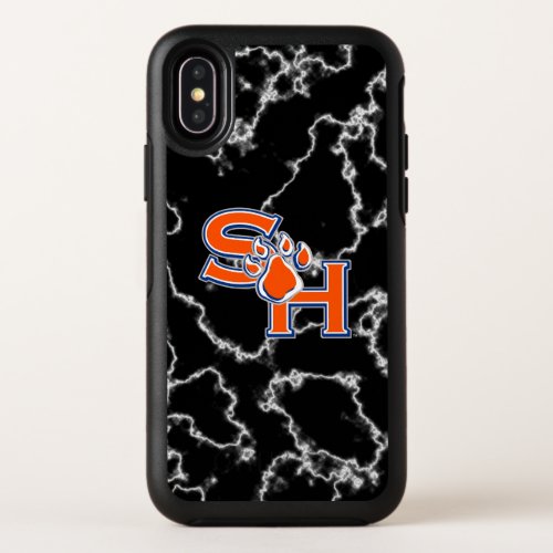 Sam Houston State Logo Black Marble OtterBox Symmetry iPhone X Case