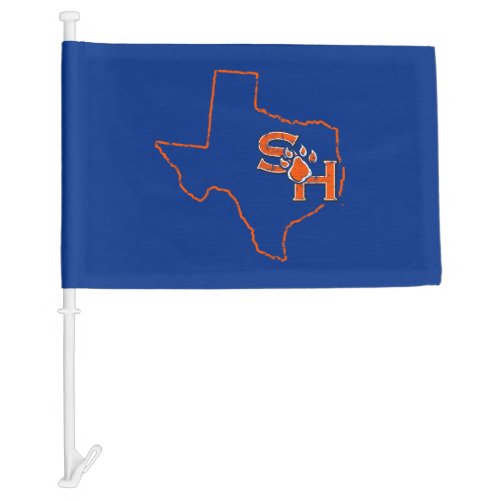 Sam Houston State State Love Car Flag
