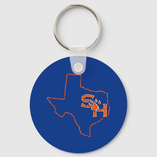Sam Houston State State Love Keychain
