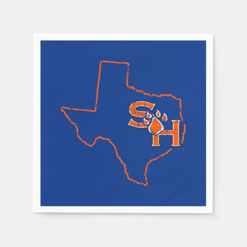 Sam Houston State State Love Napkins