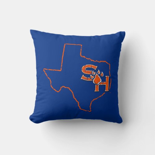 Sam Houston State State Love Throw Pillow