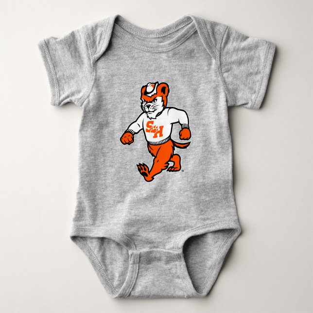 Sam Houston State University Bearkat Baby Bodysuit (Front)