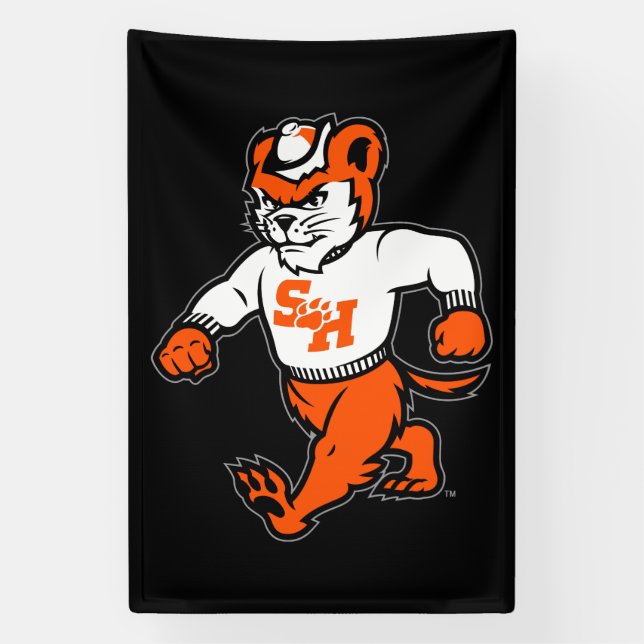 Sam Houston State University Bearkat Banner (Vertical)