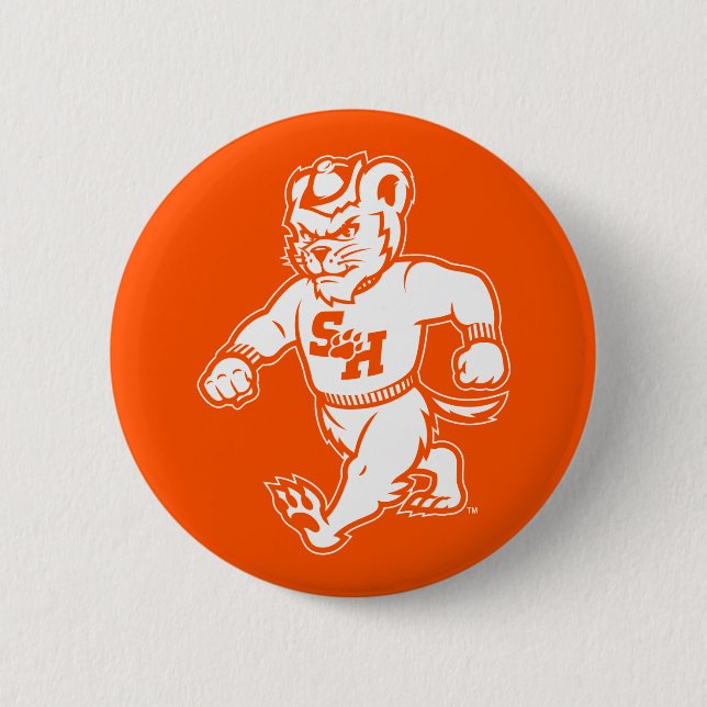 Sam Houston State University Bearkat Button (Front)