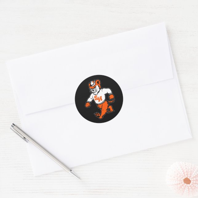 Sam Houston State University Bearkat Classic Round Sticker (Envelope)