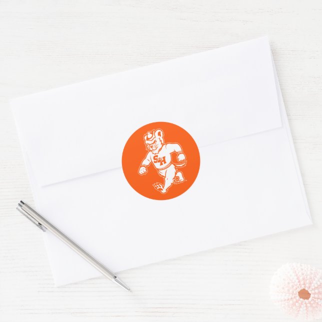 Sam Houston State University Bearkat Classic Round Sticker (Envelope)