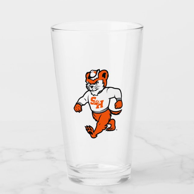 Sam Houston State University Bearkat Glass (Front)