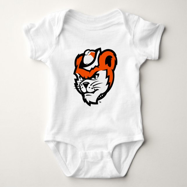 Sam Houston State University Bearkat Mascot Baby Bodysuit (Front)