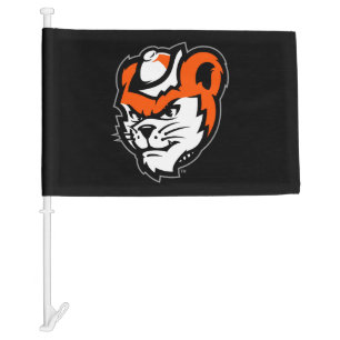 Sam Houston State University Bearkat Mascot Car Flag