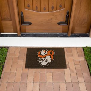 Sam Houston State University Bearkat Mascot Fiber Doormat