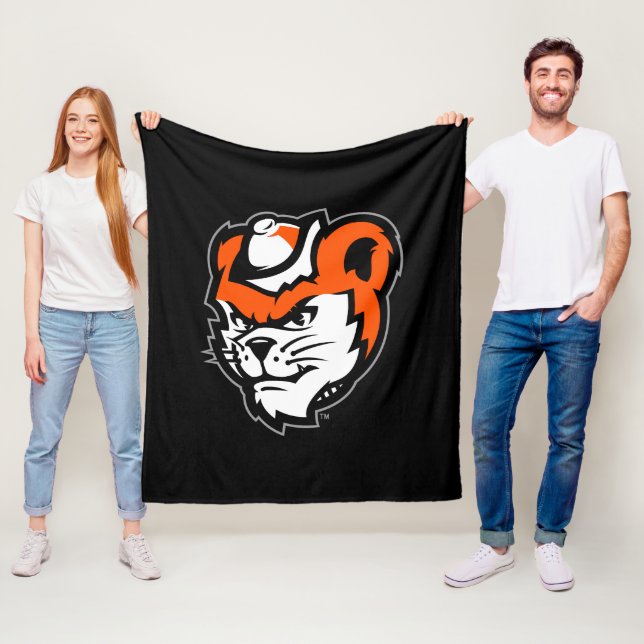 Sam Houston State University Bearkat Mascot Fleece Blanket (In Situ)
