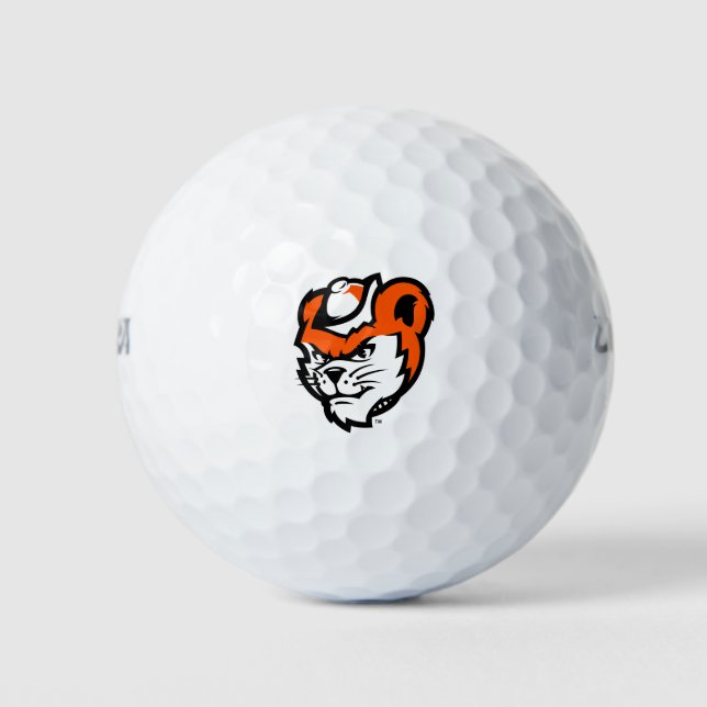 Sam Houston State University Bearkat Mascot Golf Balls (Front)