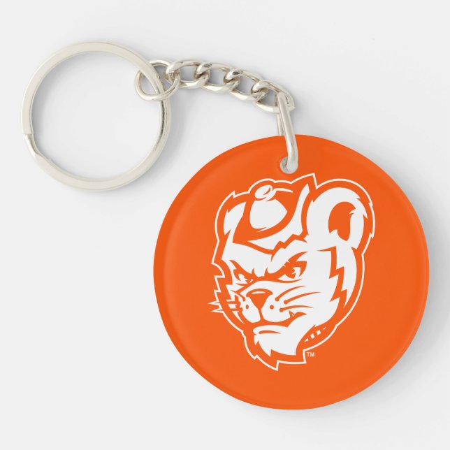 Sam Houston State University Bearkat Mascot Keychain (Front)