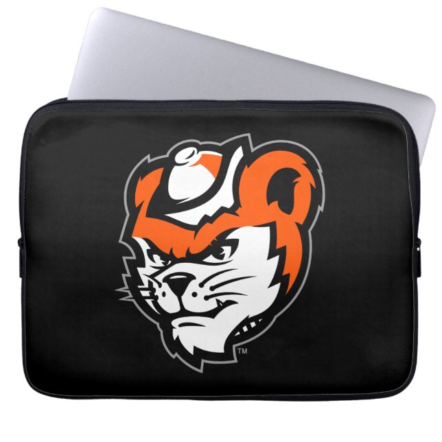 Sam Houston State University Bearkat Mascot Laptop Sleeve (Front)